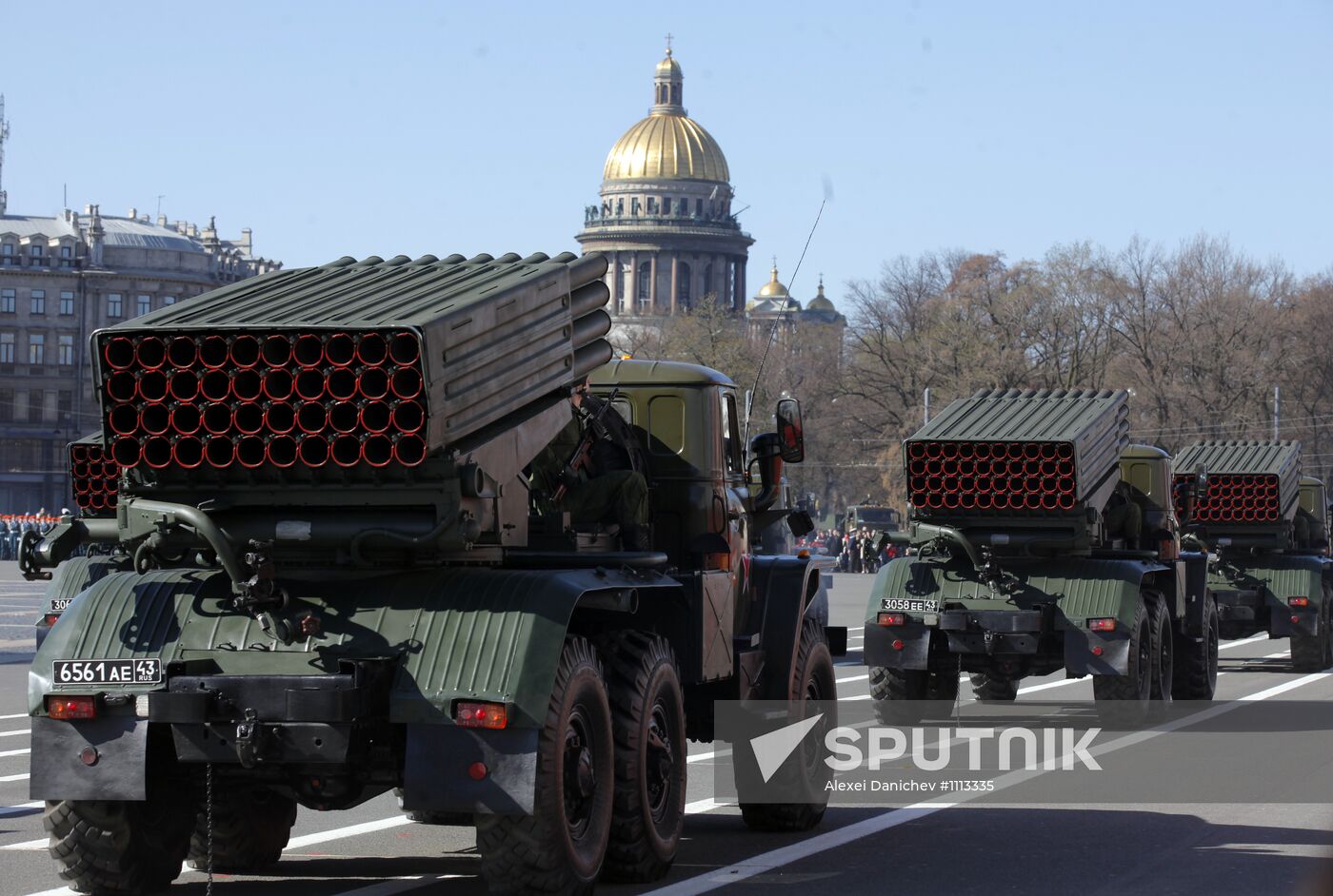 Final rehearsal of Victory Day parade