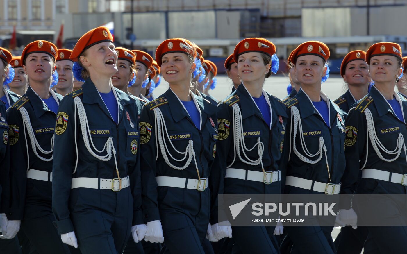 Final rehearsal of Victory Day parade
