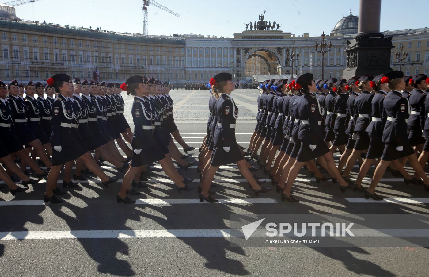 Final rehearsal of Victory Day parade
