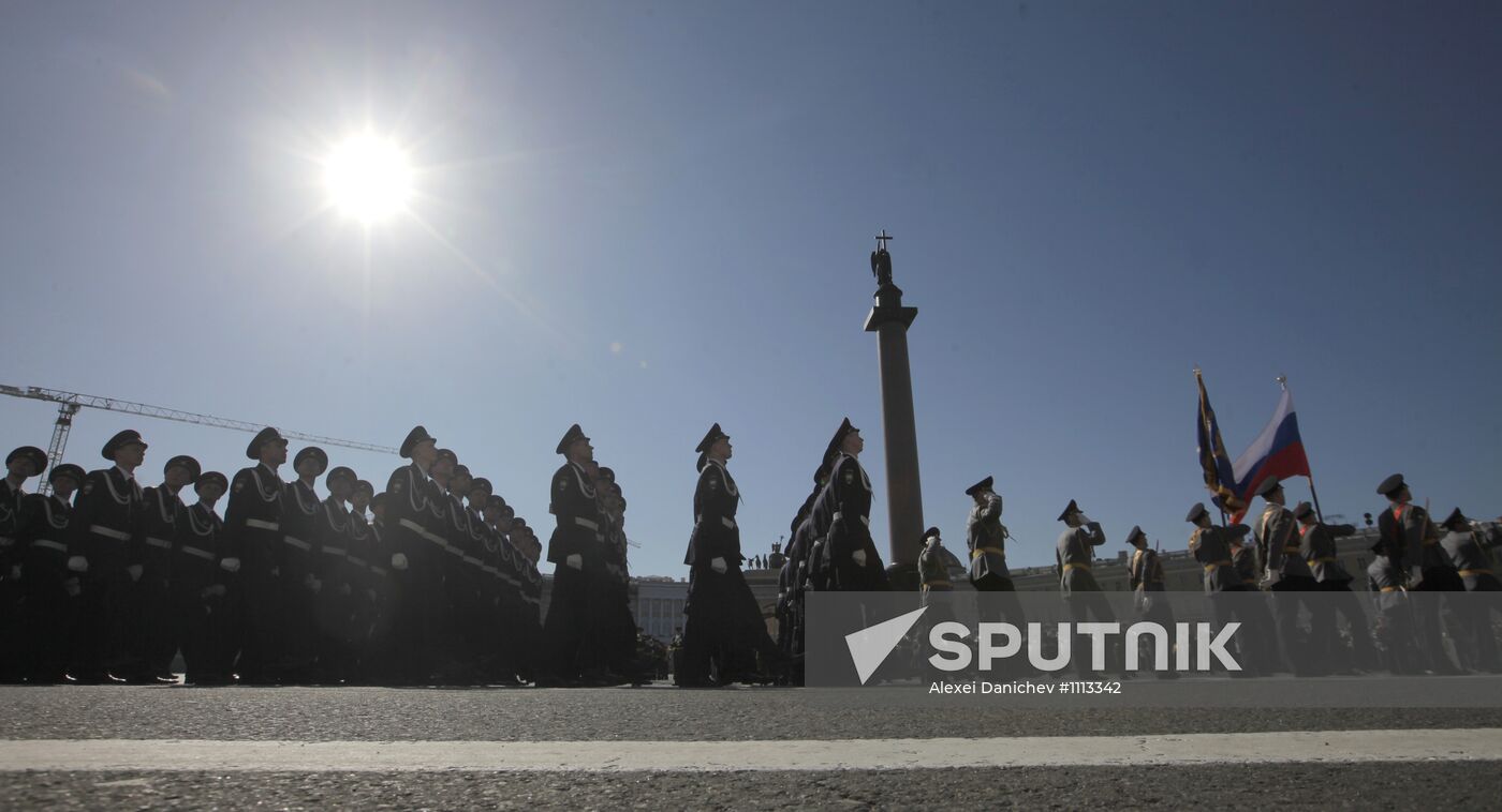 Final rehearsal of Victory Day parade