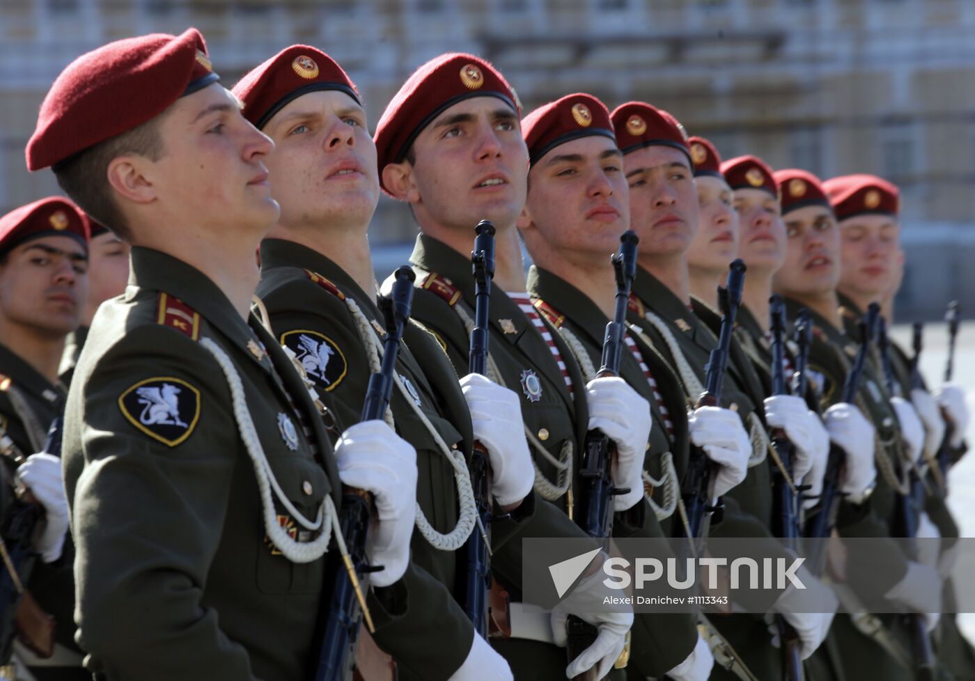 Final rehearsal of Victory Day parade