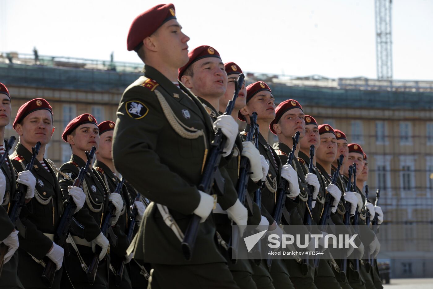 Final rehearsal of Victory Day parade