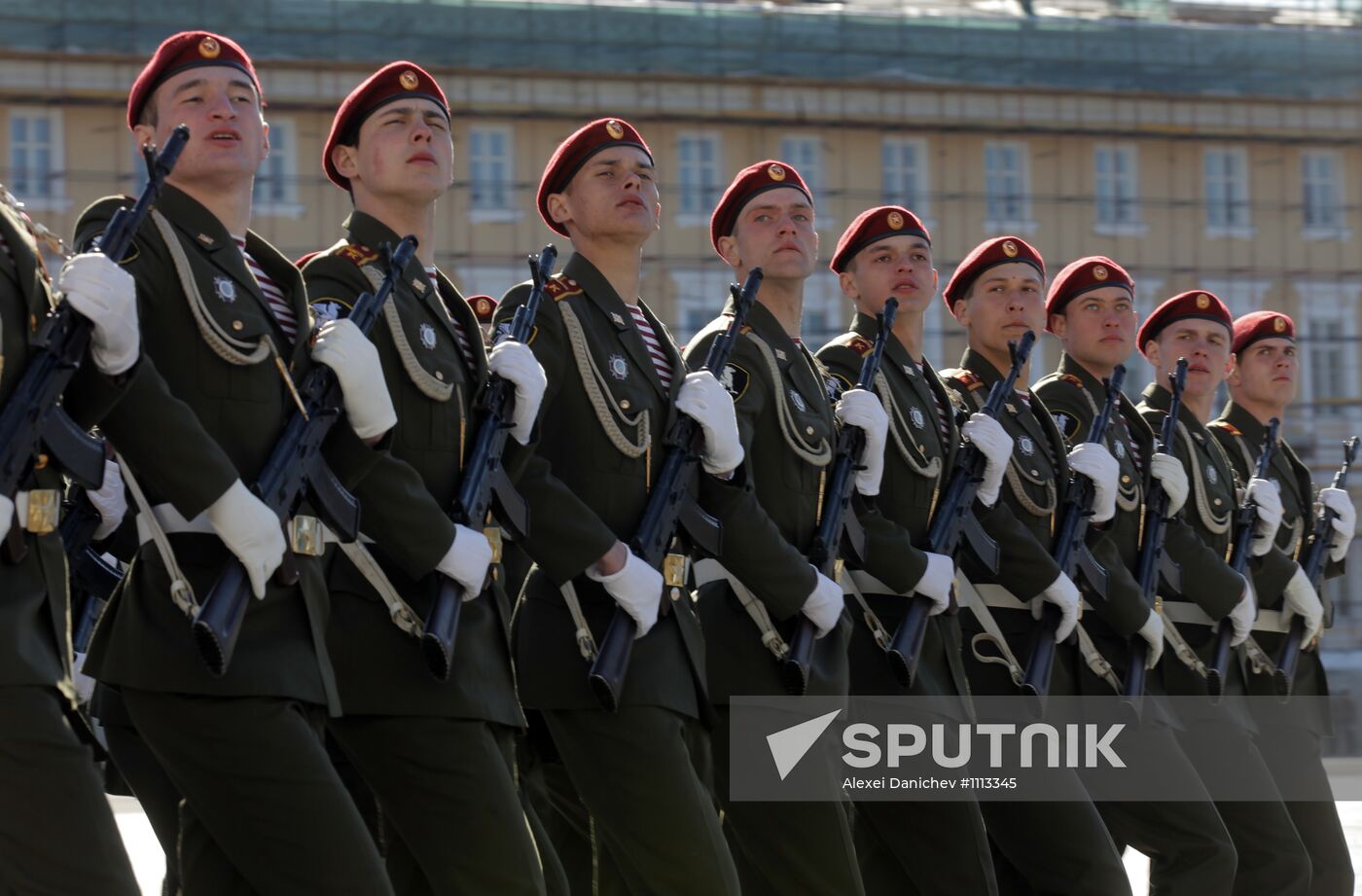 Final rehearsal of Victory Day parade