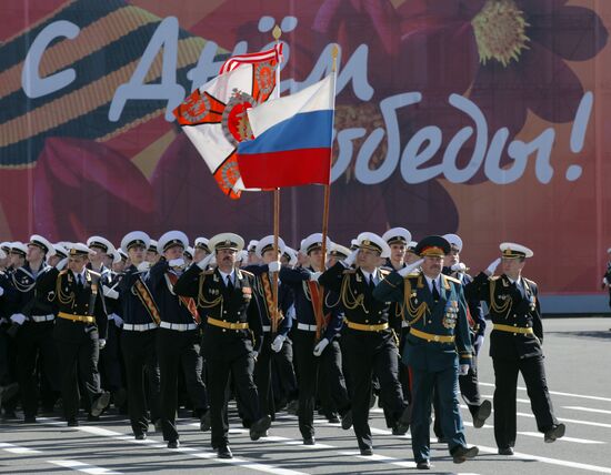 Final rehearsal of Victory Day parade