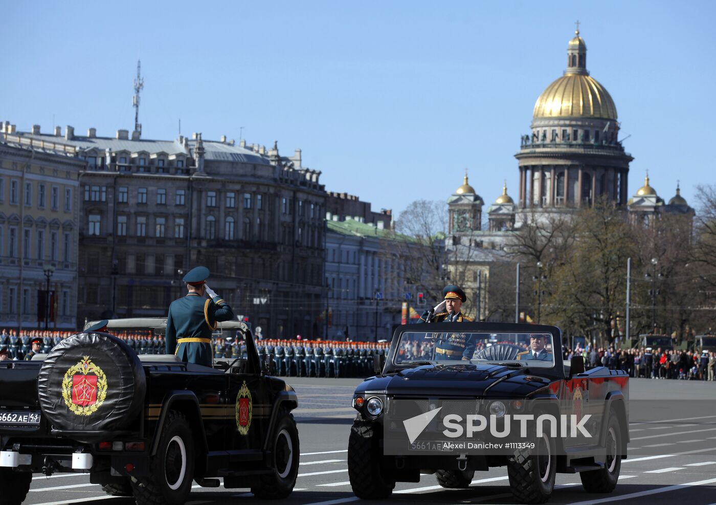 Final rehearsal of Victory Day parade