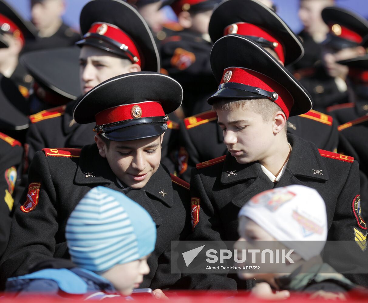 Final rehearsal of Victory Day parade