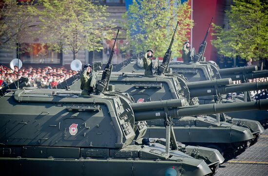 Final rehearsal of Victory Day parade