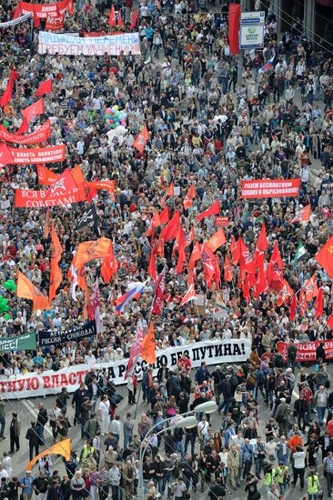 March-of-Millions rally in Moscow