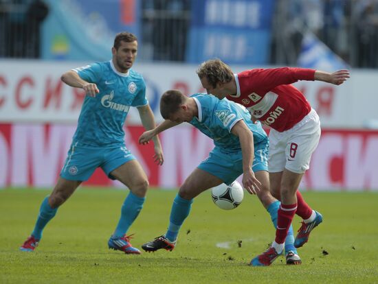 Russian Football Premier League. Zenit vs. Spartak
