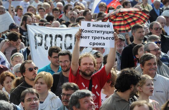 Opposition stages March of Millions in Moscow