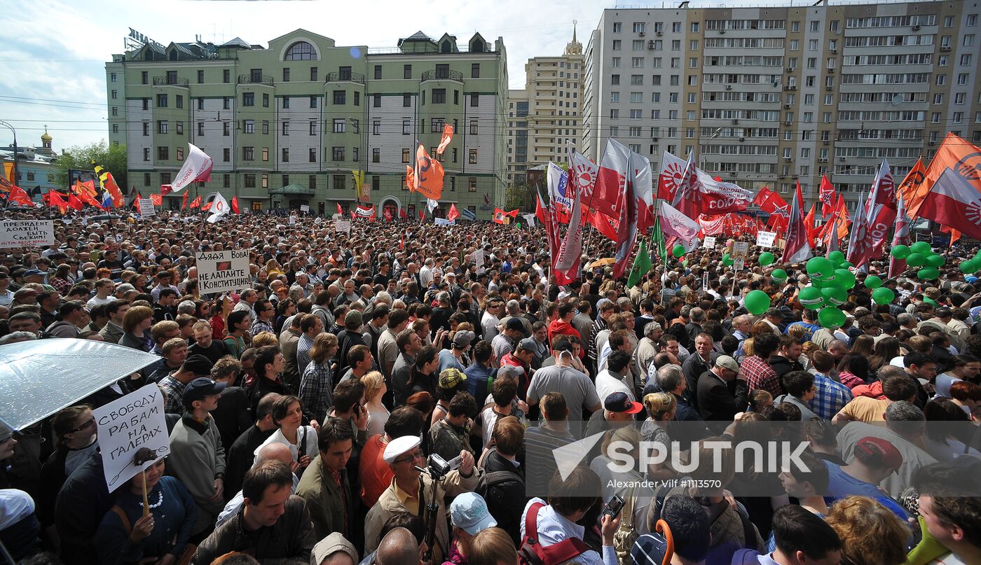 March-of-Millions rally in Moscow
