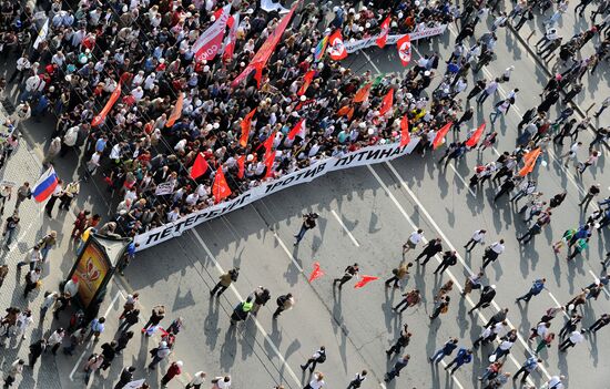 Opposition stages March of Millions in Moscow
