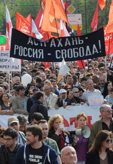 Opposition stages March of Millions in Moscow