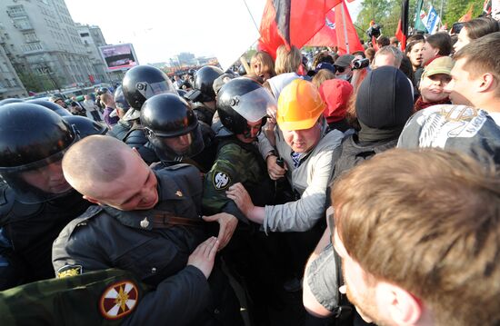 March of Millions participants detained in Moscow