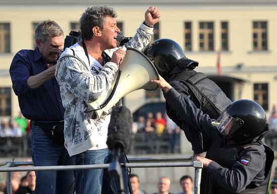March of Millions participants detained in Moscow