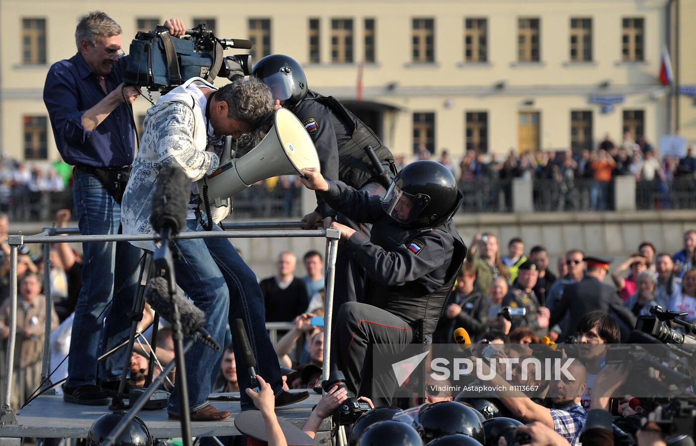 March of Millions participants detained in Moscow
