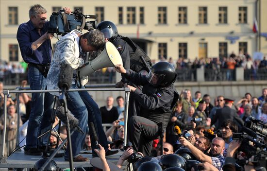 March of Millions participants detained in Moscow