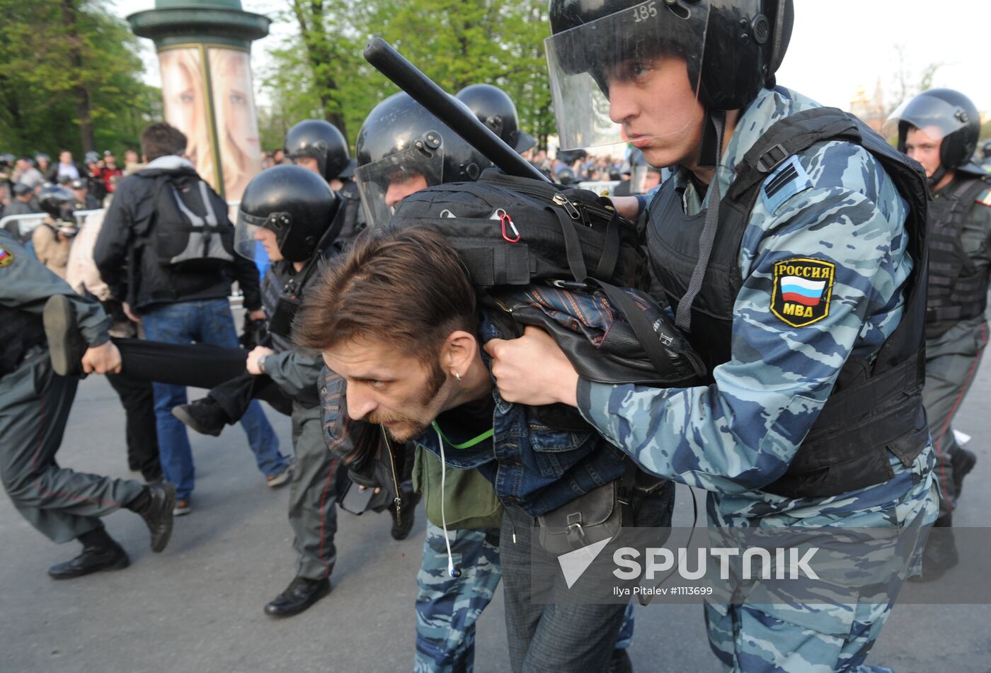 March of Millions participants detained in Moscow