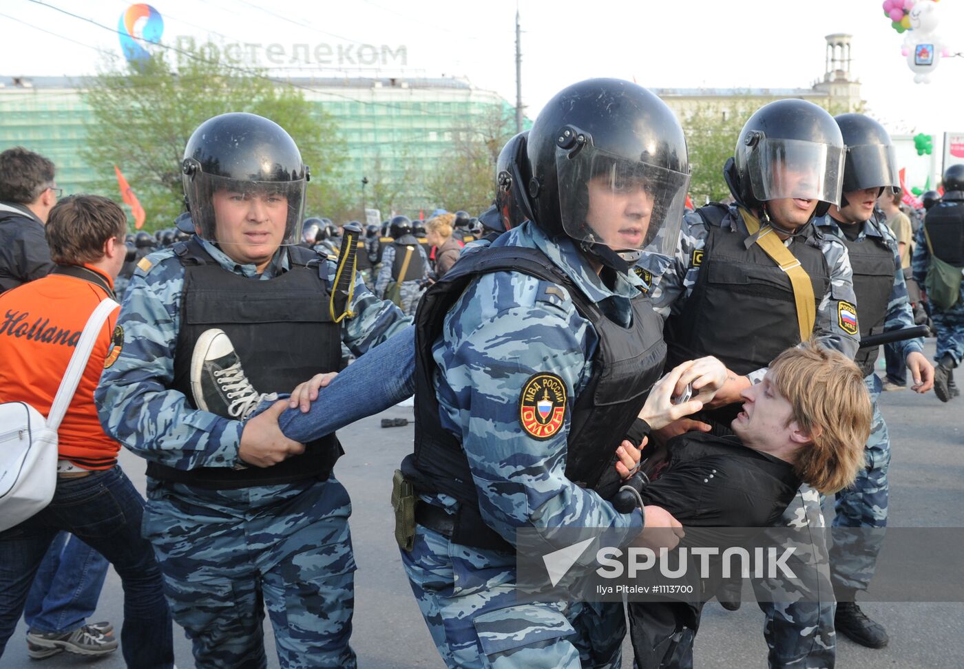 March of Millions participants detained in Moscow