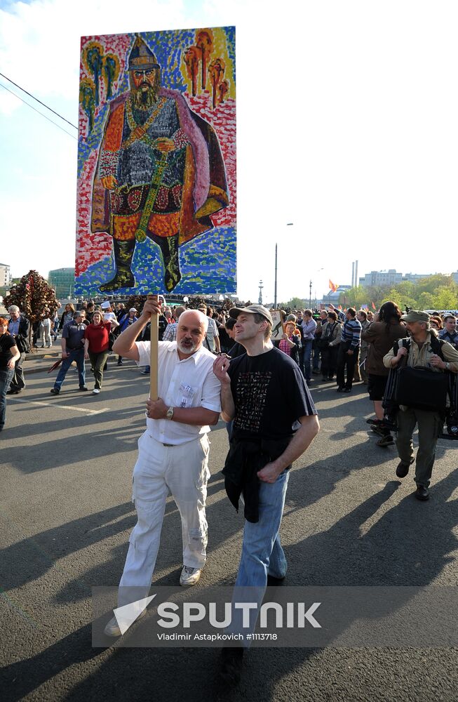 Opposition stages March of Millions rally in Moscow