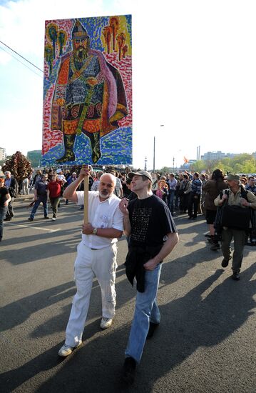 Opposition stages March of Millions rally in Moscow