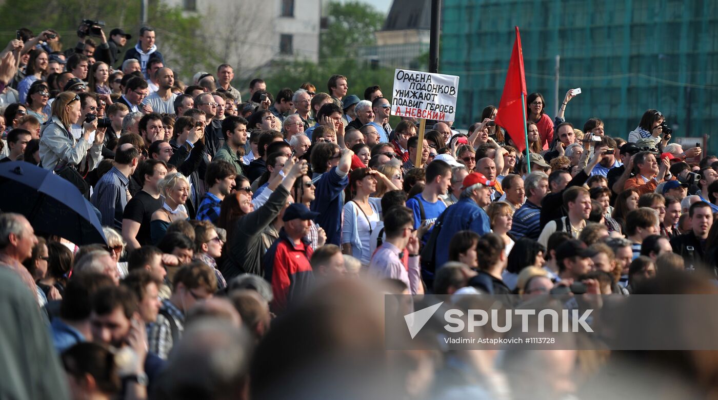 Opposition stages March of Millions rally in Moscow