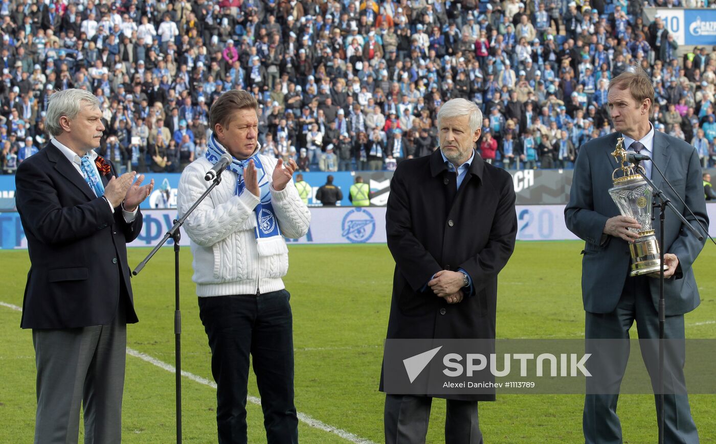 Russian Football Premier League. Zenit vs. Spartak
