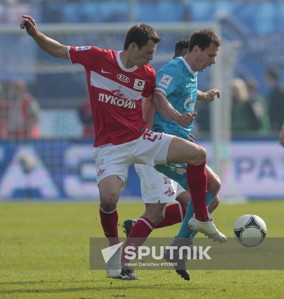 Russian Football Premier League. Zenit vs. Spartak