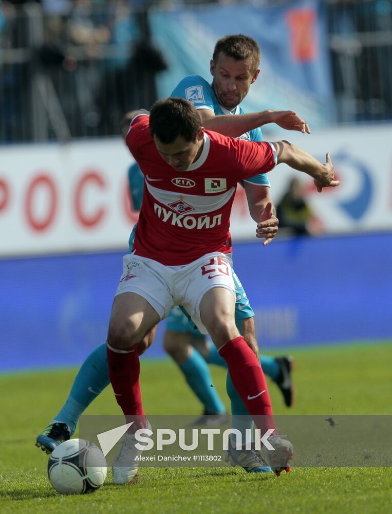 Russian Football Premier League. Zenit vs. Spartak