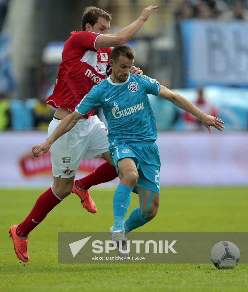 Russian Football Premier League. Zenit vs. Spartak