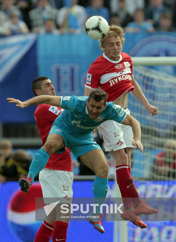 Russian Football Premier League. Zenit vs. Spartak