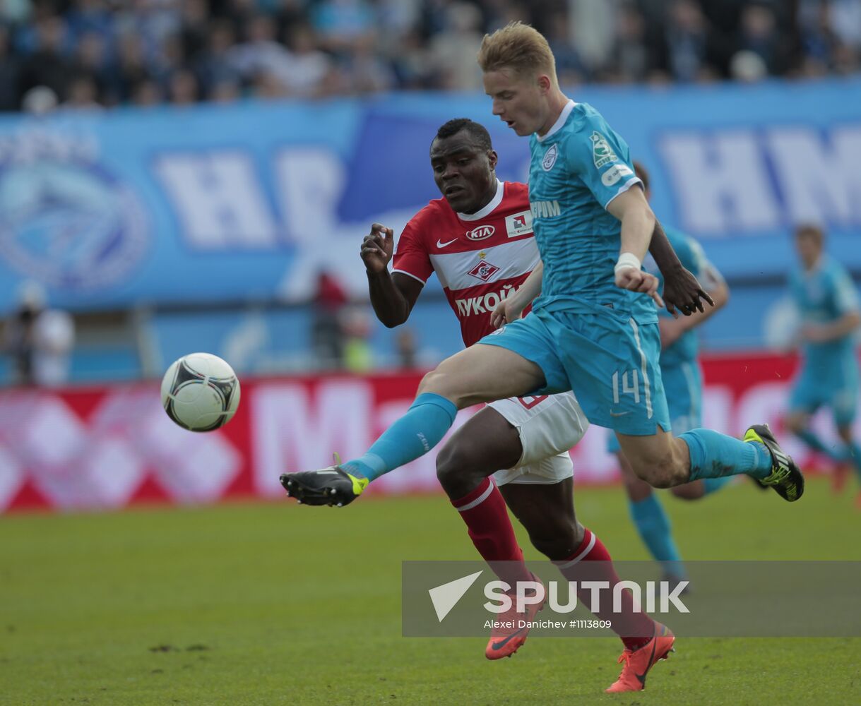 Russian Football Premier League. Zenit vs. Spartak