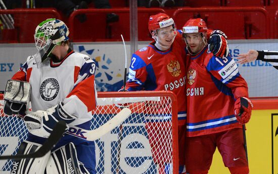 2012 Men's World Ice Hockey Championships. Russia vs. Norway