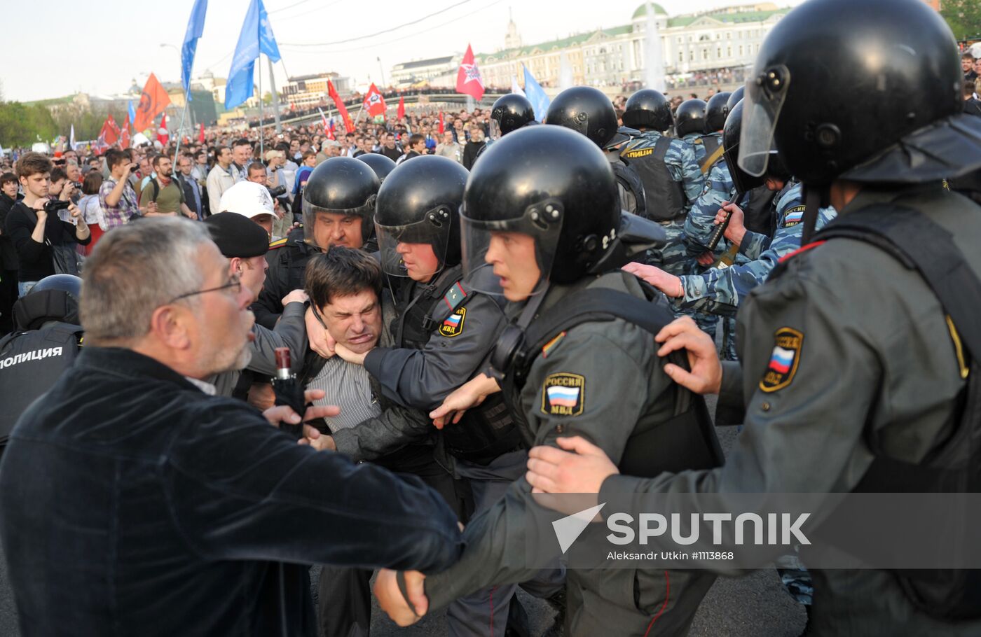 Opposition stages March of Millions rally in Moscow
