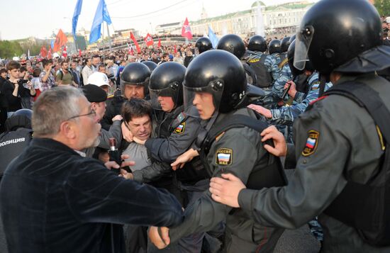 Opposition stages March of Millions rally in Moscow