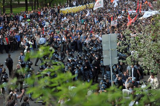Opposition stages March of Millions rally in Moscow