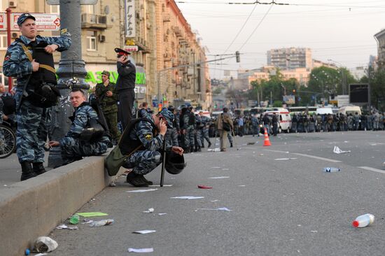 Opposition stages March of Millions rally in Moscow