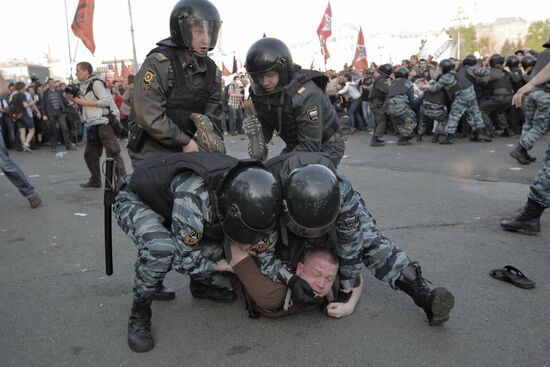 Opposition stages March of Millions rally in Moscow