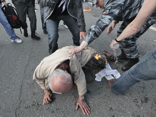 Opposition stages March of Millions rally in Moscow