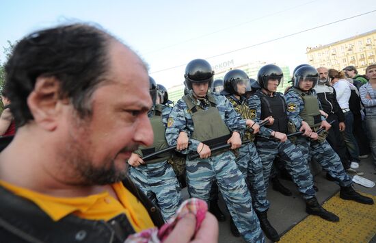March of Millions participants detained in Moscow