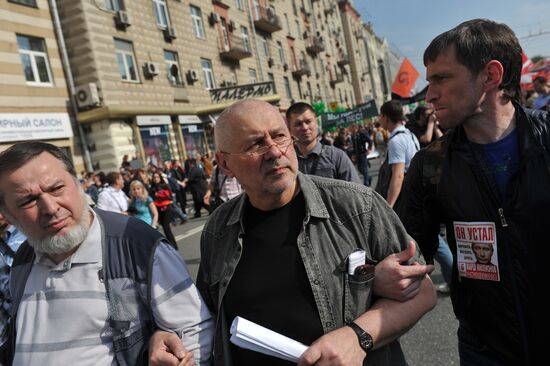 Opposition stages March of Millions rally in Moscow