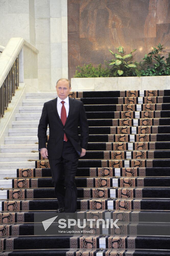 Vladimir Putin in Government House