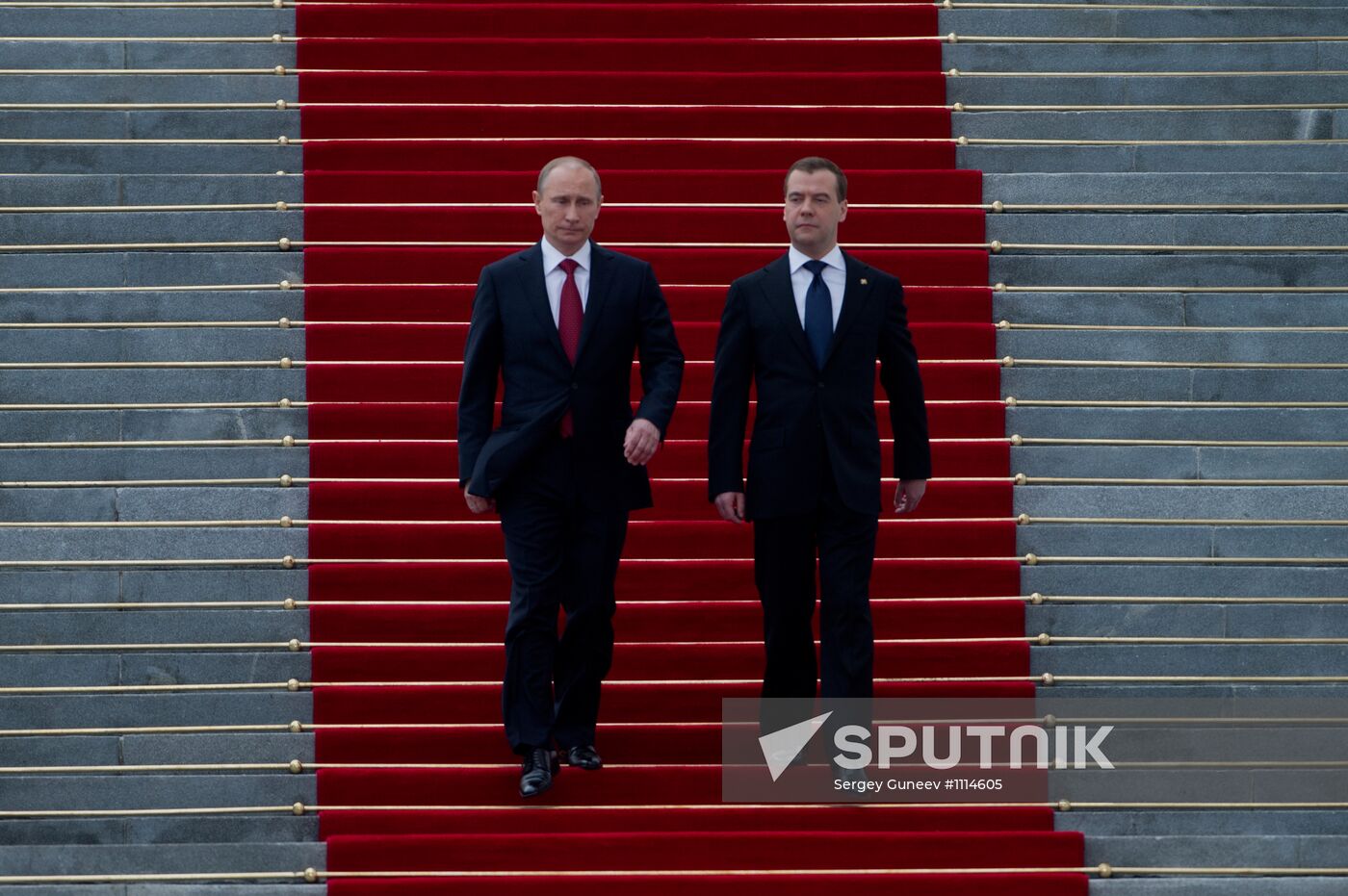President-elect Vladimir Putin during inauguration ceremony