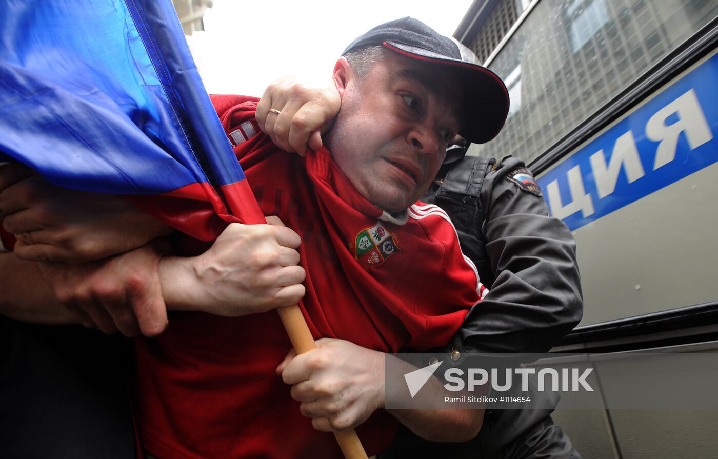 Opposition hold protest rally in Moscow