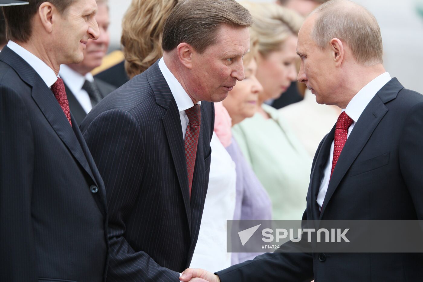 President-elect Vladimir Putin during inauguration ceremony