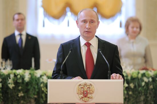 Reception for inauguration of Russian President Vladimir Putin