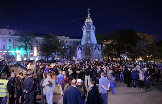 Opposition holds rally in central Moscow