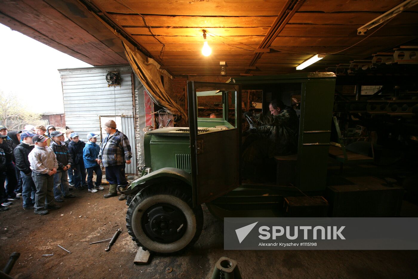 BM 32 "Katysha" combat vehicle restored in Novosibirsk