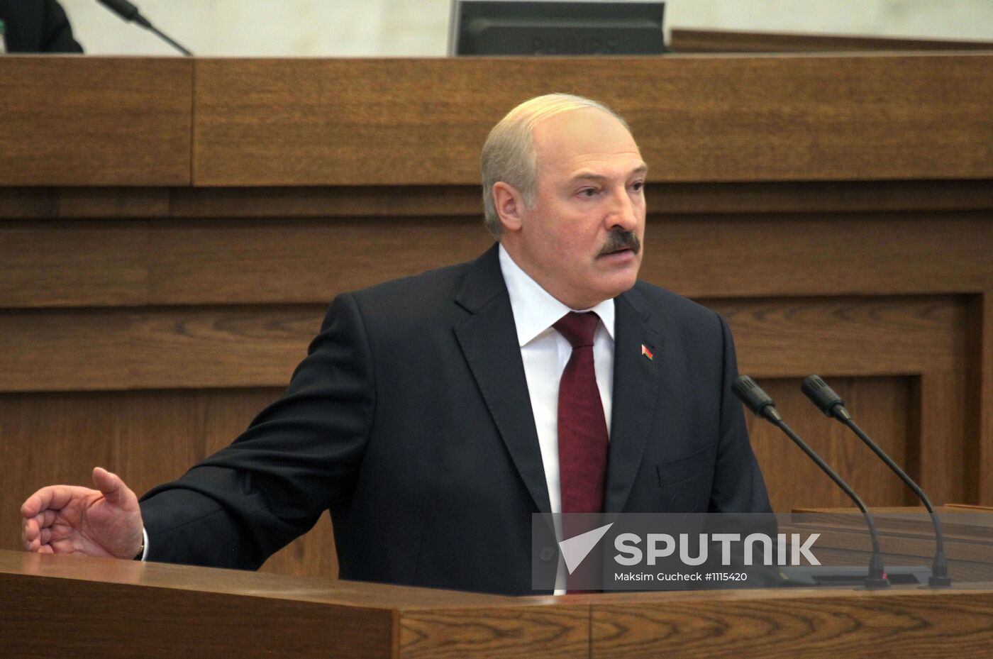 Alexander Lukashenko addresses Belarusian people and parliament