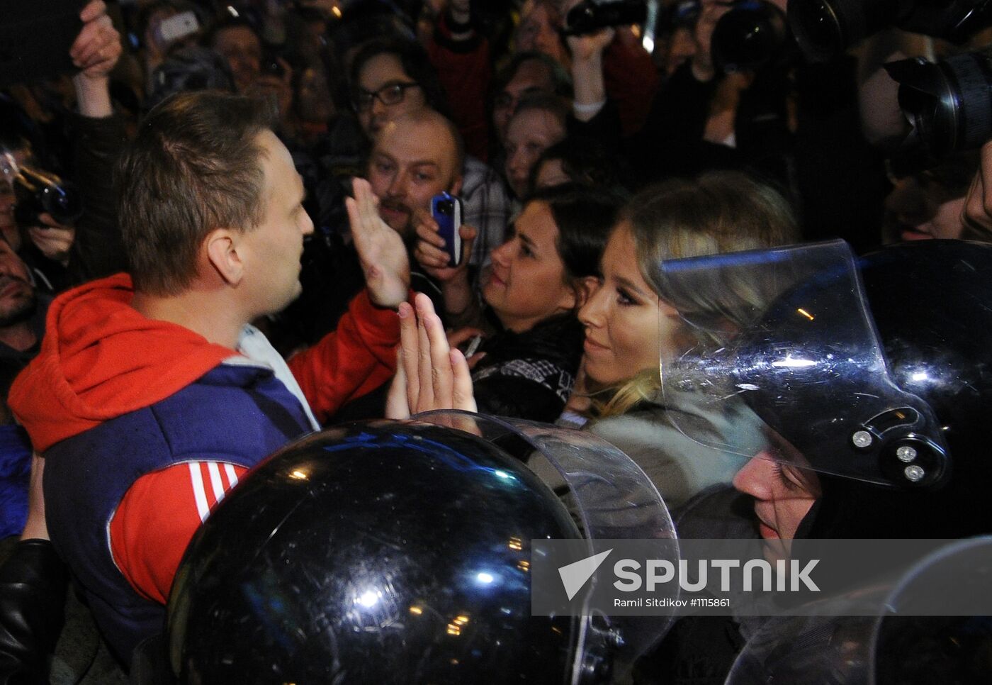 Opposition rally on Pushkinskaya Square